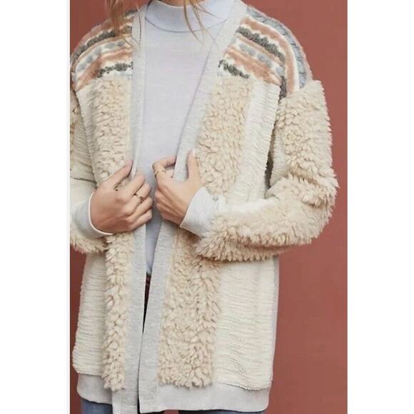 Amadi - Women's Multicolor, Mixed Media, Open Cardigan Sweater (size small) - Picture 1 of 6